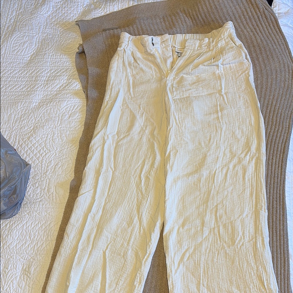 A New Day Cream Wide Leg Pants